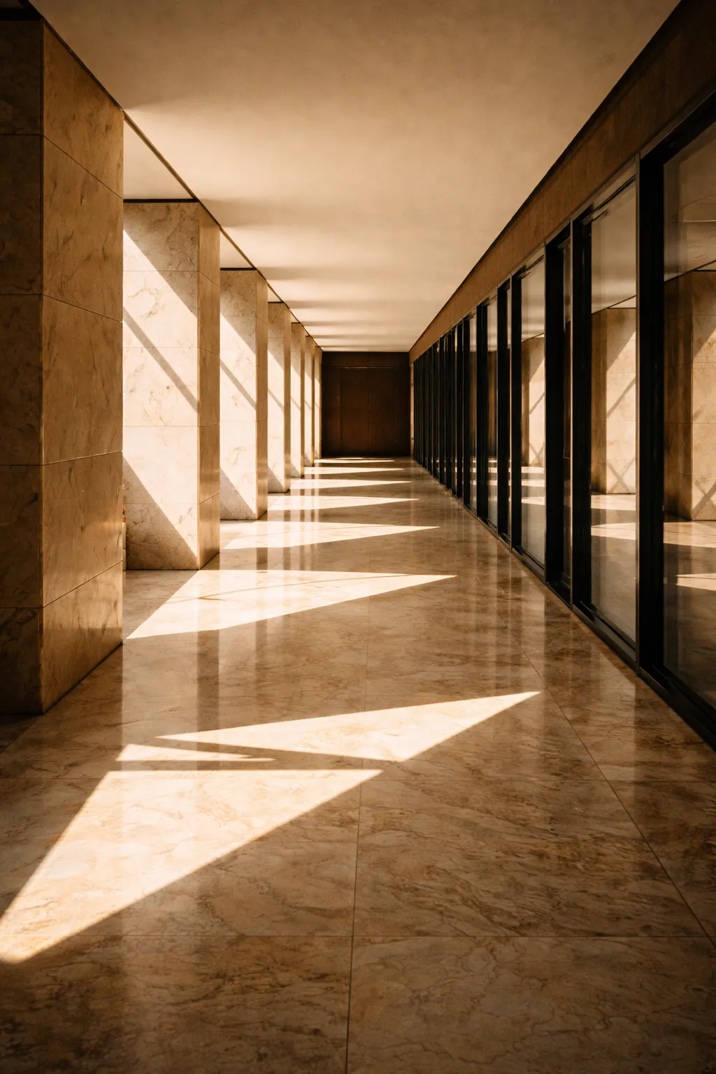 Modern office corridor